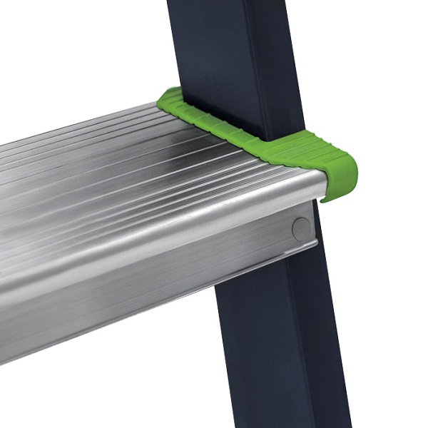 Стремянка алюминий-сталь 10 ступеней c дугой безопасности 800 мм NV2136 Новая высота 2136110