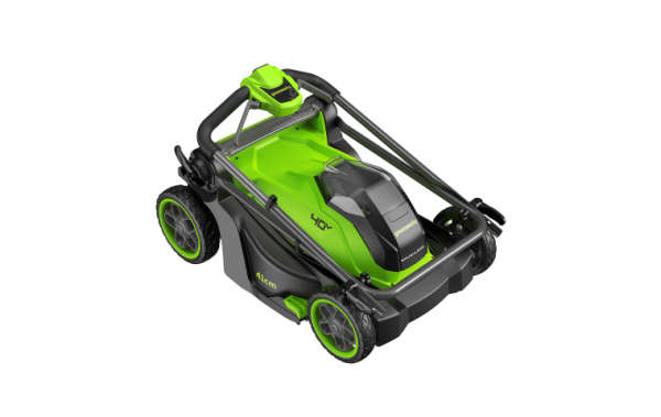 Газонокосилка аккумуляторная Greenworks GD40LM411K5 41см 40В (в комплекте АКБ 5А/ч + ЗУ)