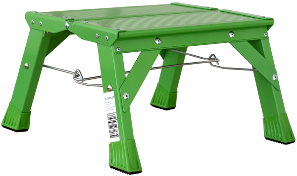 Подставка зеленая алюминиевая с площадкой 260 мм NV 2127 Новая высота 2127201-022