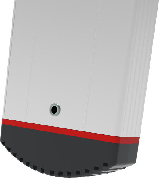 Лестница индустриальная алюминиевая односекционная 6 развальцованных ступеней 80 мм NV5214 Новая высота 5214106