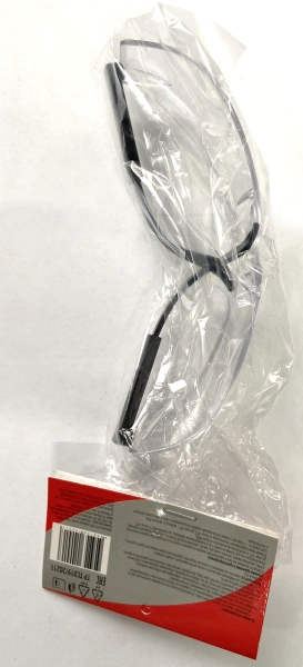 Очки защитные открытого типа прозрачные поликарбонат с регул. дужками