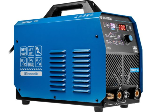 Инверторный аппарат аргонодуговой сварки SOLARIS TIG-225P AC/DC 