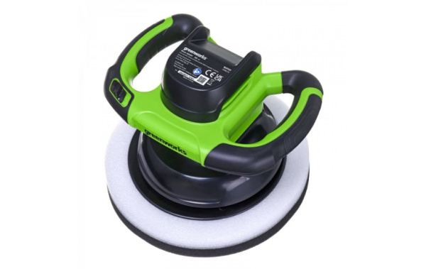 Полировальная машина аккумуляторная Greenworks G24BU10 24В