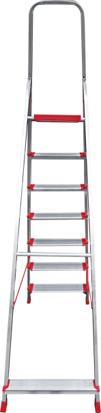 Стремянка профессиональная алюминиевая 7 ступеней 130 мм NV3117 Новая высота 3117107