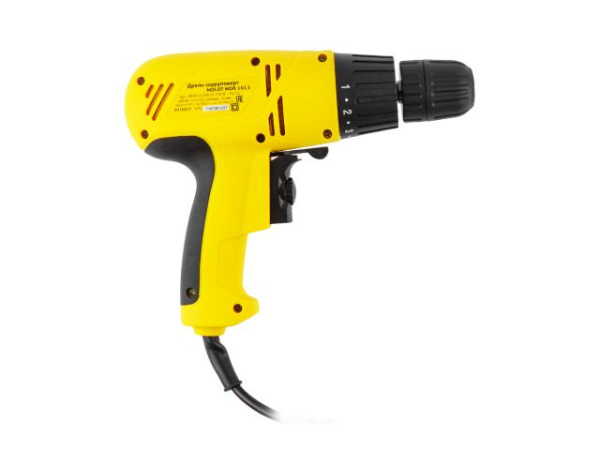 Дрель-шуруповерт MOLOT MDR 1013 в кор. (300 Вт, патрон БЗП, 18 Нм, шурупы до 6 мм)