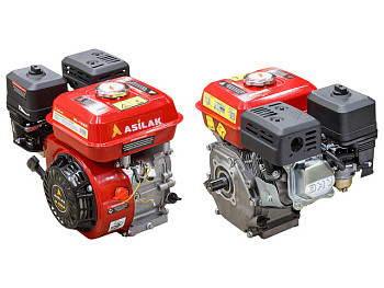 Двигатель 6.5 л.с. бензиновый Шлицевой вал д.25 мм. ASILAK