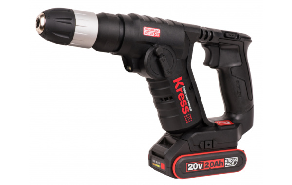 Перфоратор аккумуляторный бесщеточный Kress KU380 20В 17 Дж 2Ач х 2 ЗУ 2А кейс