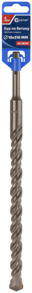 18x250/310 мм Бур по бетону SDS-plus Cutop Profi 40-18310