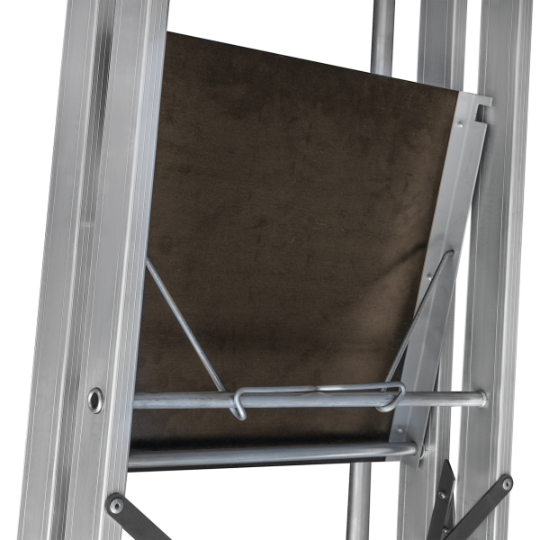 Стремянка передвижная профессиональная 3 ступени с платформой 450x450 мм NV1540 Новая высота 1540103