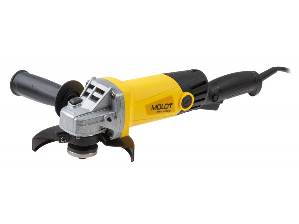 Одноручная углошлифмашина MOLOT MAG 1208 E в кор. (800 Вт, диск 125х22 мм, регул. об.)
