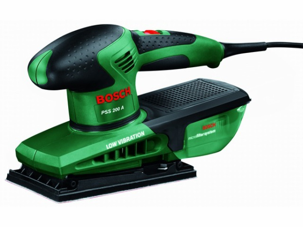 Виброшлифмашина BOSCH PSS 200 AС в чем. 