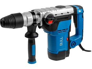 Перфоратор BULL BH 4002 в чем. 1250 Вт, 2-9 Дж, 40 мм, 3 реж. + 1 зуб., 1 сверло, SDS-max, рег. об. 