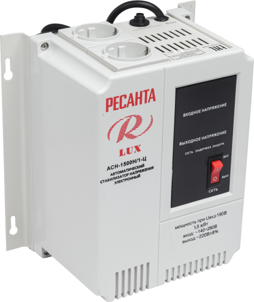 Стабилизатор АСН- 1 500Н/1-Ц Ресанта Lux