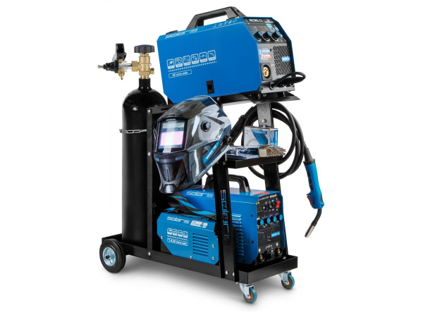 Тележка для сварочных аппаратов WA-5103 SOLARIS (Нагрузка: 80 кг., Баллон: 20 л.)