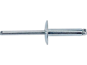 4,8x21 мм Заклепка вытяжная алюминий/сталь цинк (50 шт.)