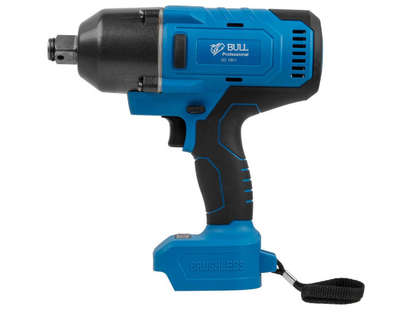 Аккум. ударный гайковерт BULL SC 1801 в кор. (18.0 В, БЕЗ АККУМУЛЯТОРА И ЗУ, тип посадки 3/4 ", 1000 Нм, вес 3.3 кг)