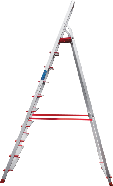 Стремянка профессиональная алюминиевая 10 ступеней 130 мм NV3117 Новая высота 3117110