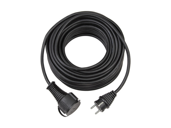 Удлинитель-шнур 15м (1 роз., 3.3кВт, с/з, ПВС) Brennenstuhl Bremaxx (IP44, провод 3х1,5мм2, сила тока 16А, с/з - с заземляющим контактом)