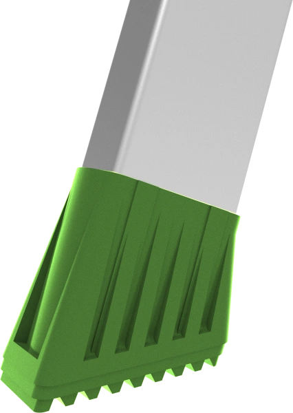 Стремянка алюминиевая двухсторонняя 2x4 ступени 130 мм площадка 260 мм NV 2127 Новая высота 2127204