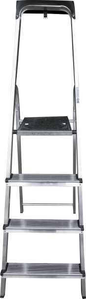 Стремянка алюминиевая 4 ступени с органайзером NV1115 Новая высота 1115104