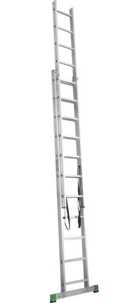 Лестница алюминиевая двухсекционная 2x11 ступеней NV2220 Новая высота 2220211