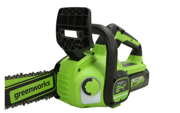 Пила цепная аккумуляторная бесщеточная Greenworks GD24CS30K2 24В ( в комплекте АКБ 2А/ч + ЗУ)