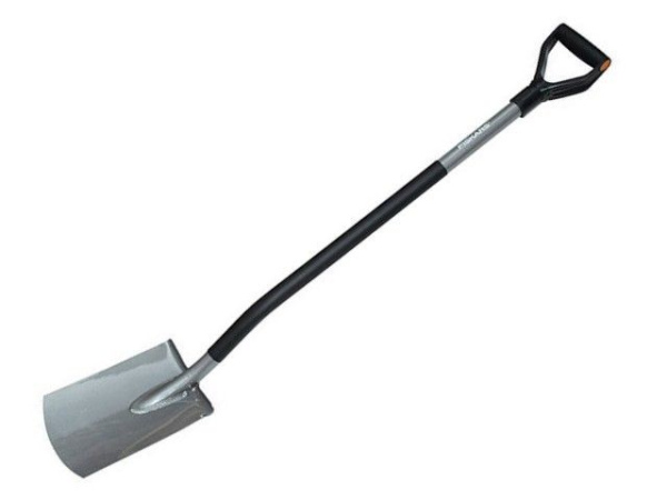 Лопата штыковая с закругл.лезвием Ergonomic FISKARS