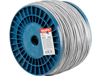 1(2) мм Трос стальной в ПВХ DIN 3055 (бухта 250 м)