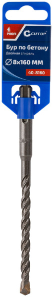 8x100/160 мм Бур по бетону SDS-plus Cutop Profi 40-8160