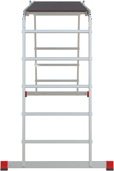 Лестница-трансформер профессиональная 2x4+2x5 ступеней с помостом ширина 650 мм NV3332 Новая высота 3332245