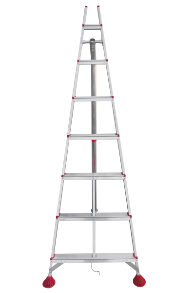 Стремянка алюминиевая садовая  7 ступеней NV3191 Новая высота 3191107