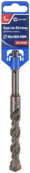 16x100/160 мм Бур по бетону SDS-plus Cutop Profi 40-16160