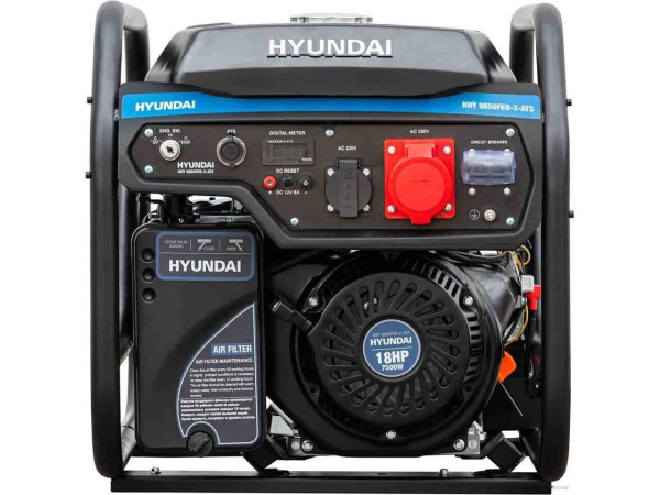 Генератор бензиновый HHY 9850FEB-3-ATS HYUNDAI