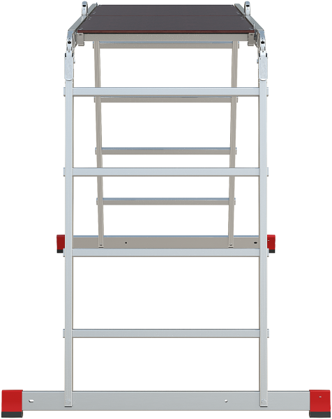 Лестница-трансформер профессиональная 2x3+2x4 ступеней с помостом ширина 650 мм NV3332 Новая высота 3332234