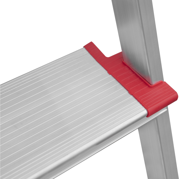 Стремянка профессиональная алюминиевая 9 ступеней 80/130 мм NV3112 Новая высота 3112109