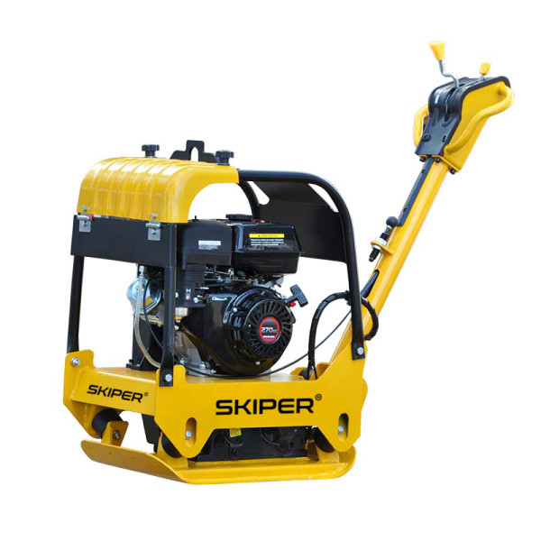 Виброплита SKIPER C160L-W (Loncin 9.0л.с., плита 65х42см., 30.5кН, 15м/мин, реверс, колеса)