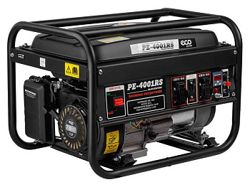 Электростанция генератор бензиновый ECO PE-4001RS "Black Edition"