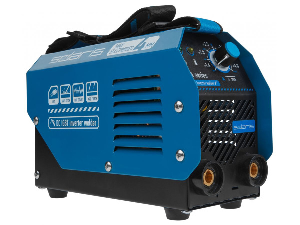 Инвертор сварочный SOLARIS MMA-200D (230В, 20-140 А, 70В, электроды диам. 1.6-4.0 мм, вес 3.1 кг)