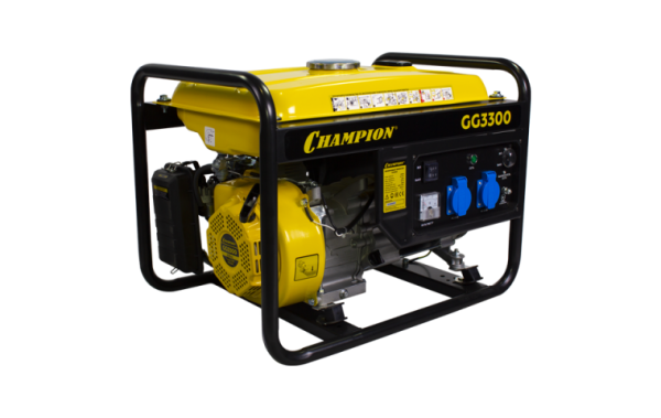 Генератор CHAMPION GG3300 (26/3кВт 7лс 15л 415кг)