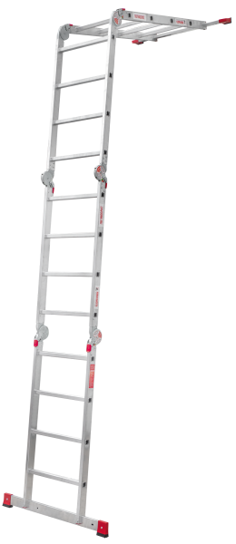 Лестница-трансформер профессиональная 4x4 ступеней ширина 500 мм NV3321 Новая высота 3321404