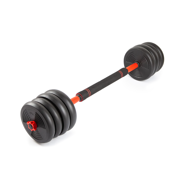 Набор гантелей со штангой и гирями 6 в 1 AMETIST 30 кг