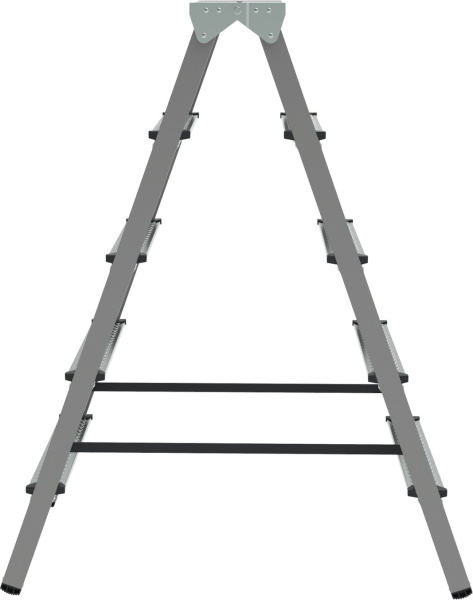 Стремянка стальная двухсторонняя 2x5 ступеней NV1160 Новая высота 1160205