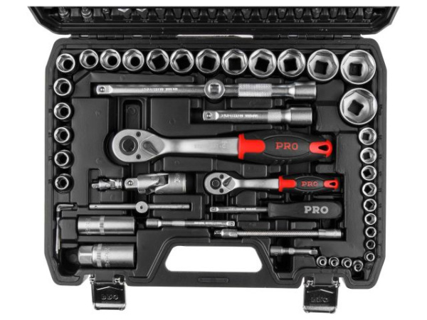 Набор головок и бит 94пр. 1/4",1/2" PRO STARTUL STUTTGART (PRO-094S) (6 граней)