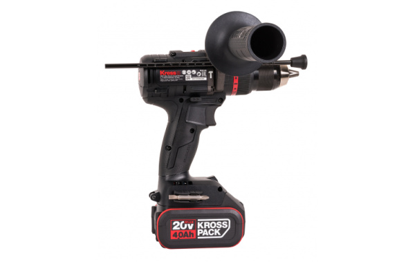 Дрель-шуруповерт аккумуляторная бесщеточная ударная Kress KUС35 20В 150Нм 4Ач х 2 ЗУ 6А кейс