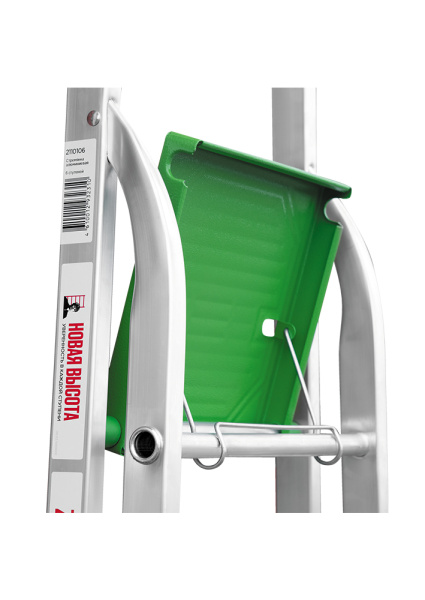 Стремянка алюминиевая 10 ступеней NV2110 Новая высота 2110110