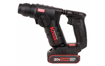 Перфоратор аккумуляторный бесщеточный Kress KU380 20В 17 Дж 2Ач х 2 ЗУ 2А кейс