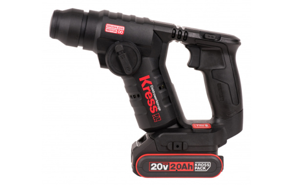 Перфоратор аккумуляторный бесщеточный Kress KU380 20В 17 Дж 2Ач х 2 ЗУ 2А кейс