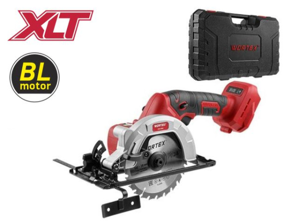 Аккумуляторная циркулярная пила WORTEX CCS 1814 в чем. ALL1 XLT SOLO БЕСЩЕТ., 18 В, до 45 мм 