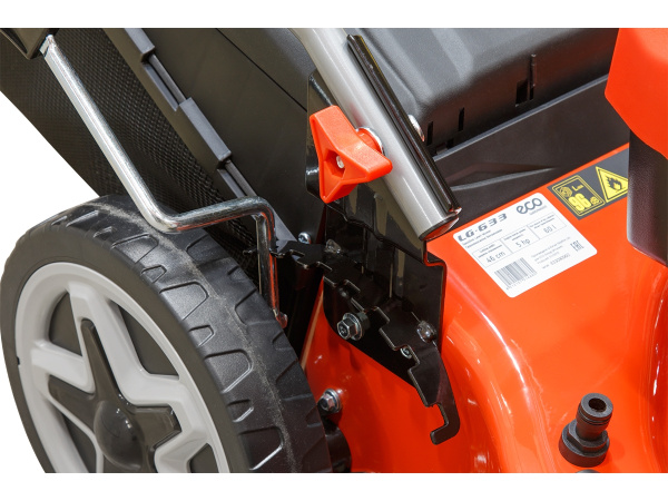 Газонокосилка бензиновая ECO LG-633 самоходная (5.0 л.с., шир. 46 см, самоходная, мульчир., стальн. корпус, травосборник 60 л)