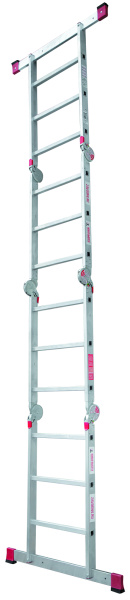 Лестница-трансформер профессиональная 4x3 ступеней ширина 500 мм NV3321 Новая высота 3321403